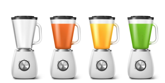 Free Vector blender mixer for juice and smoothie