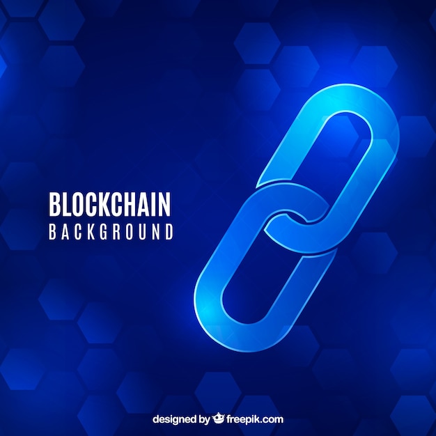 Free vector blockchain background