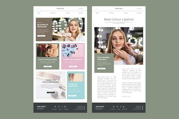 Blogger email template