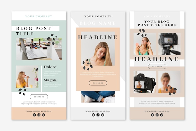 Blogger email template