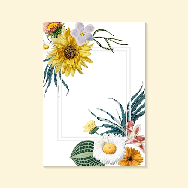 Blooming greeting card