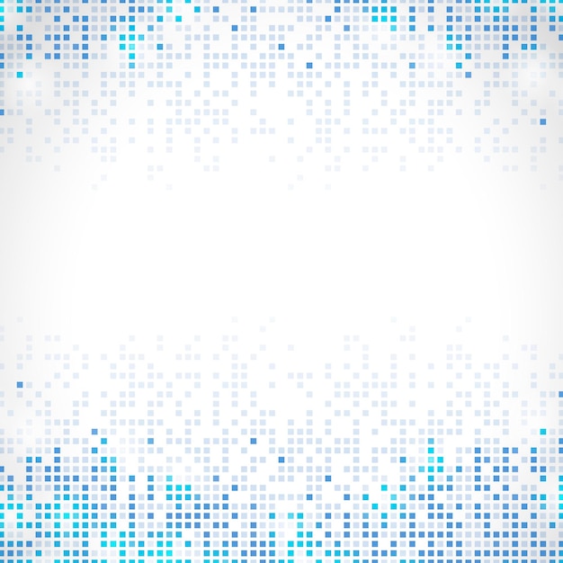 Blue abstract pixel rain background