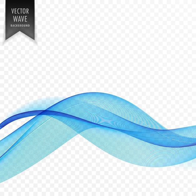 blue abstract smooth wave background