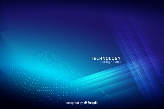 Blue abstract technology background