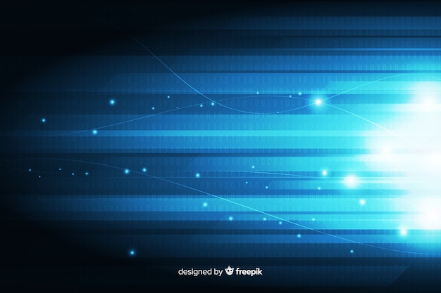 Blue abstract technology background