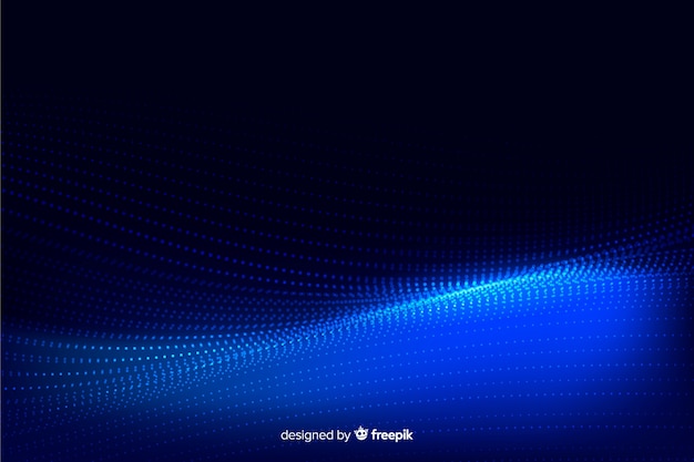 Blue abstract technology background