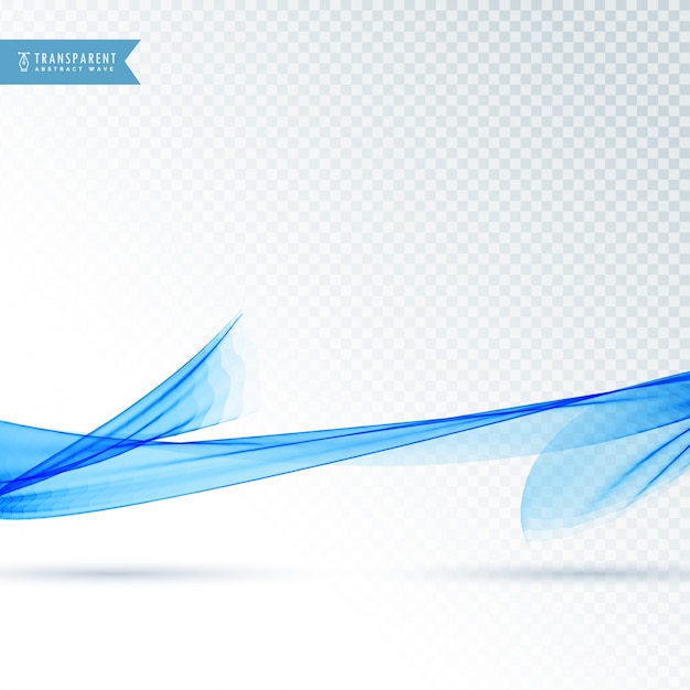 Free Vector blue abstract wave