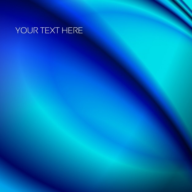 Blue abstract wavy background