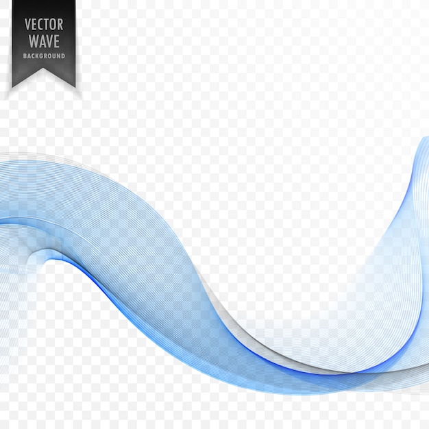 blue abstract wavy shape background