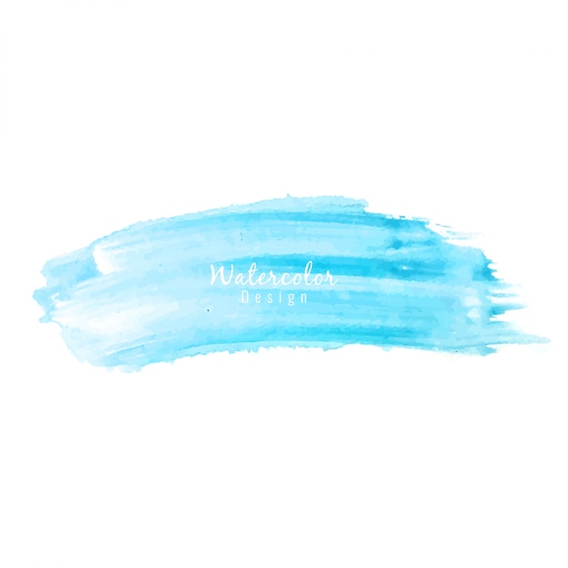 Blue artistic watercolor background