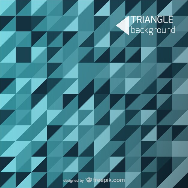 Blue background triangle shapes 