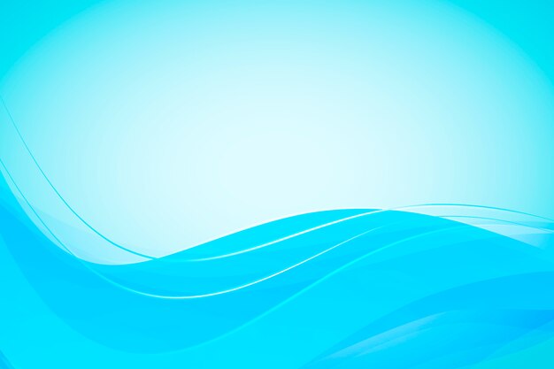 Blue background with abstract dynamic shapes