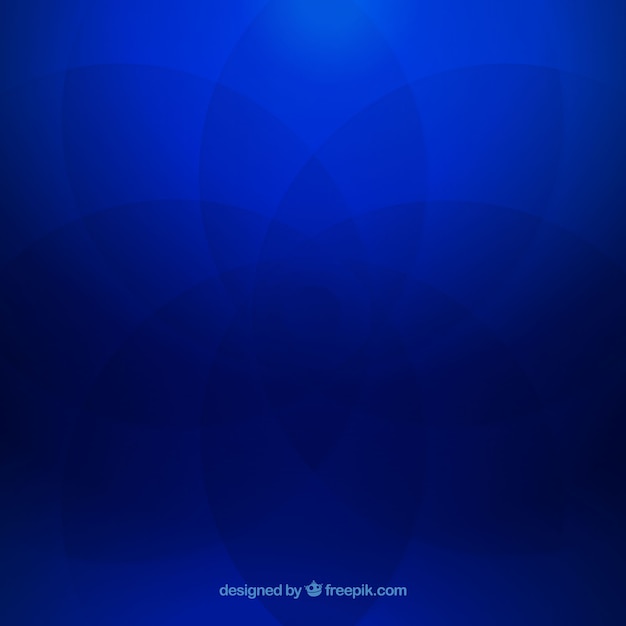 Blue background with geometric shapes