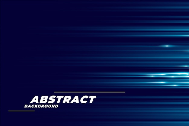 Free Vector blue background with glowing horizontal lines