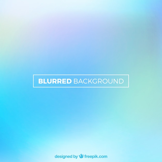 Blue blurred background