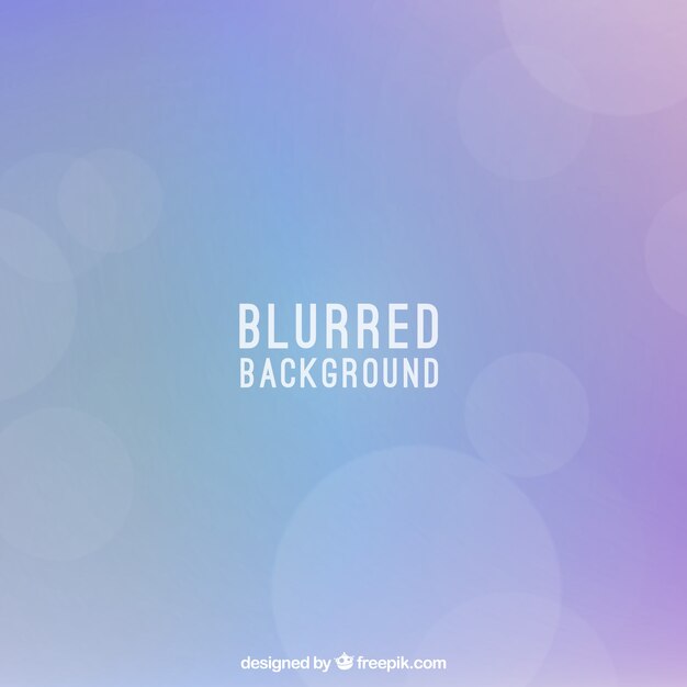 Blue blurred background