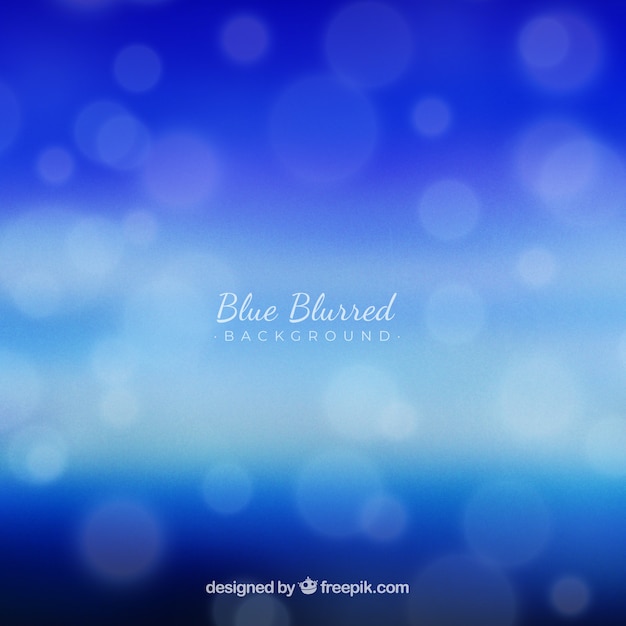 Blue blurred background