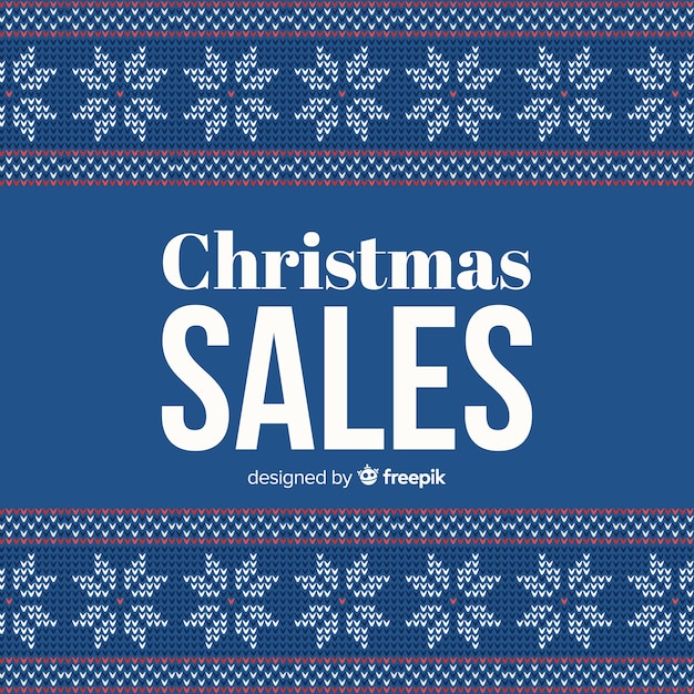 Blue christmas sales background