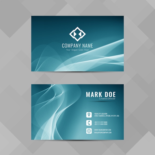 Blue corporate card