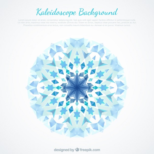 Free vector blue crystals abstract background