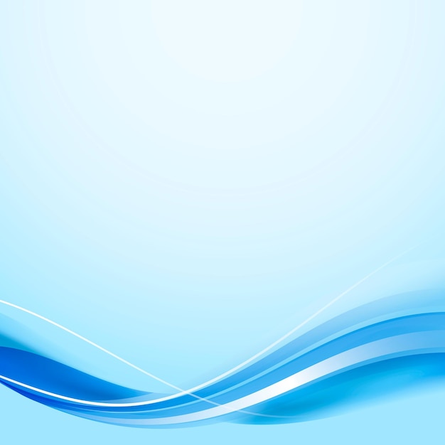 Blue curve abstract background