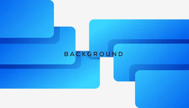 Free vector blue curved border on simple background