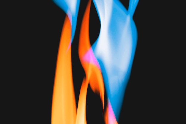 Free Vector blue flame background, burning fire vector