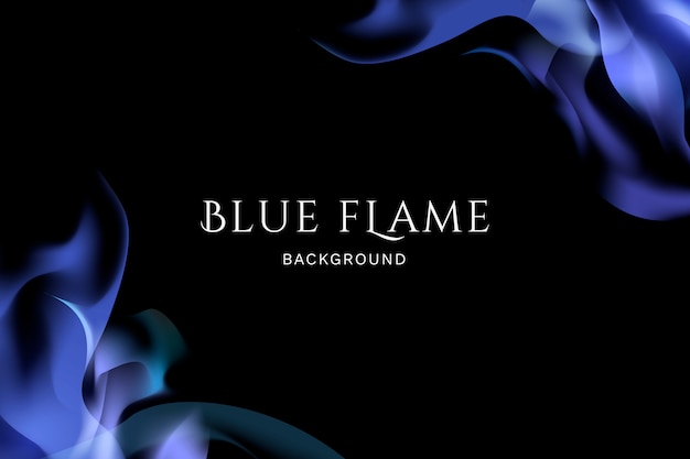 Free Vector blue flame background