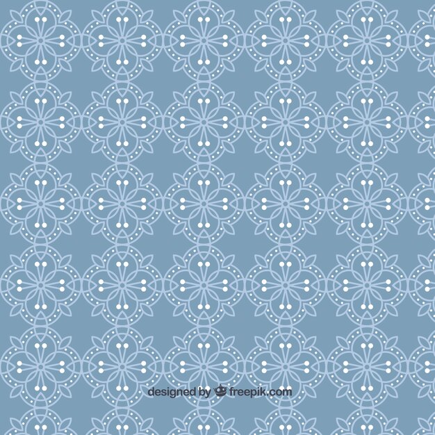 Blue floral background