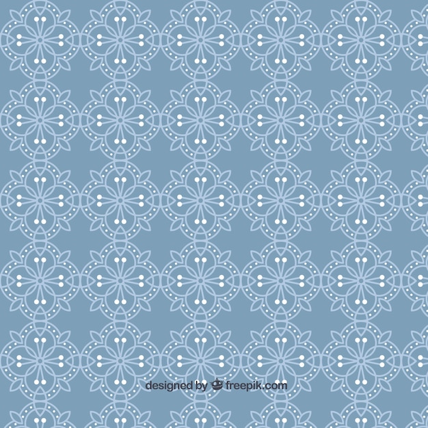 Blue floral background