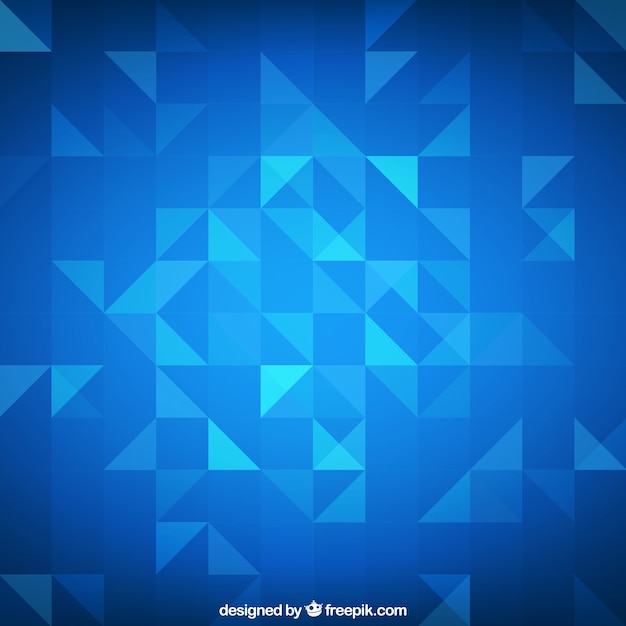 Blue geometric background