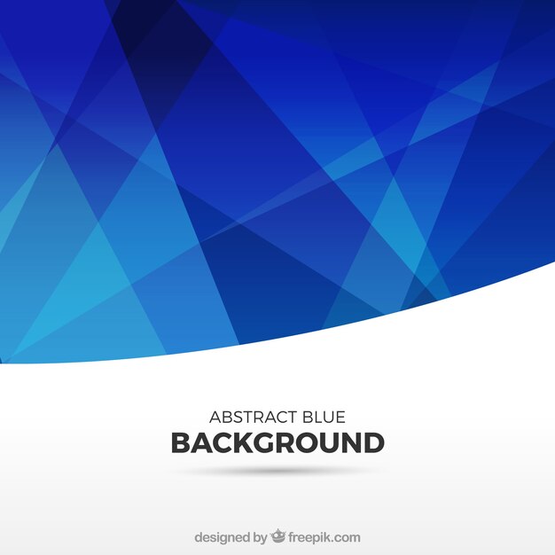 Blue geometric background