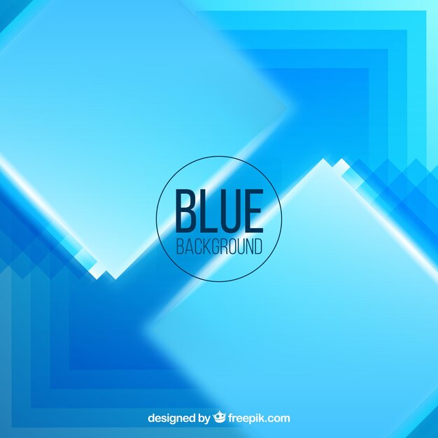 Blue geometric background