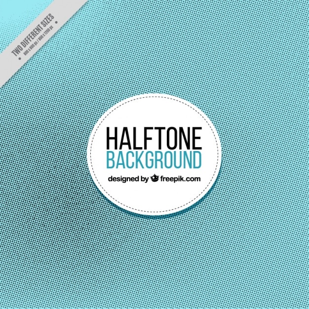 Free Vector blue halftone background