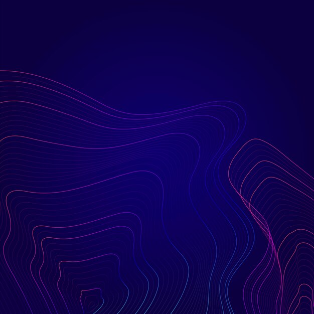 Blue and pink abstract map contour lines background