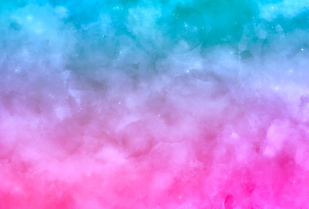 Free Vector blue and pink oniric watercolor background