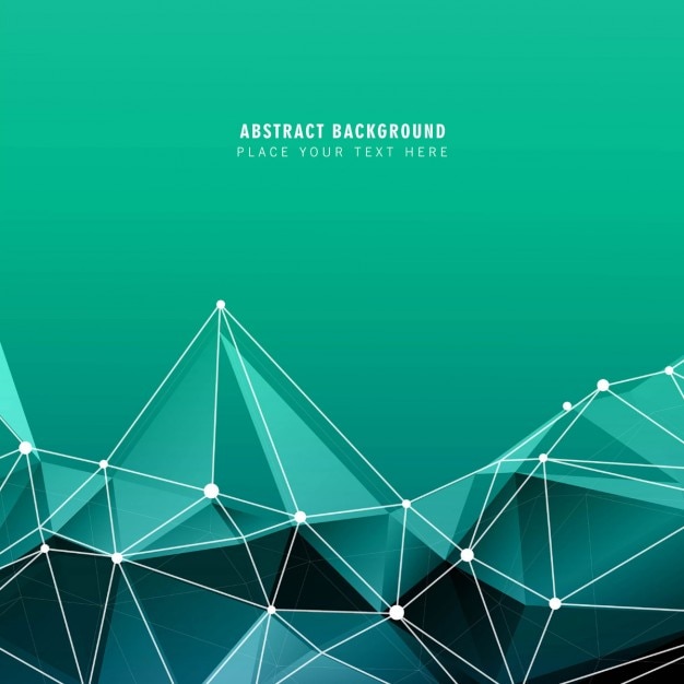 Free Vector blue polygonal background