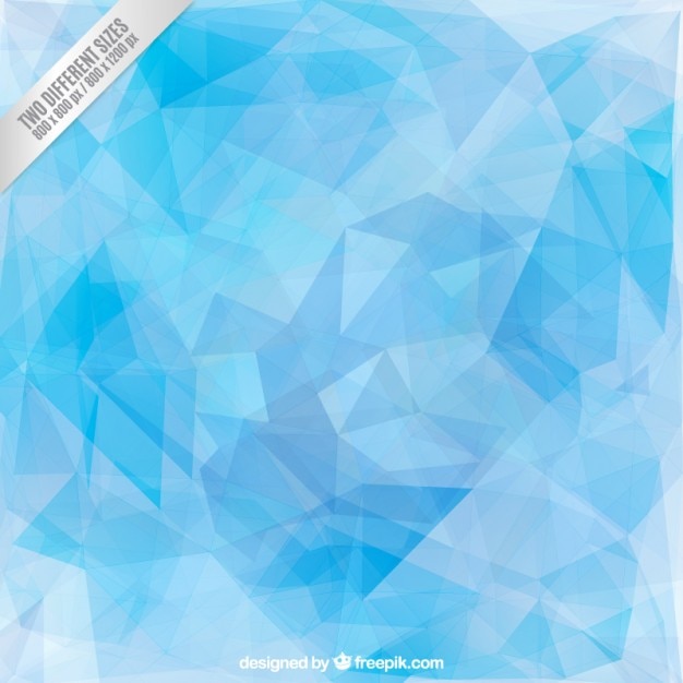 Free Vector blue polygonal background