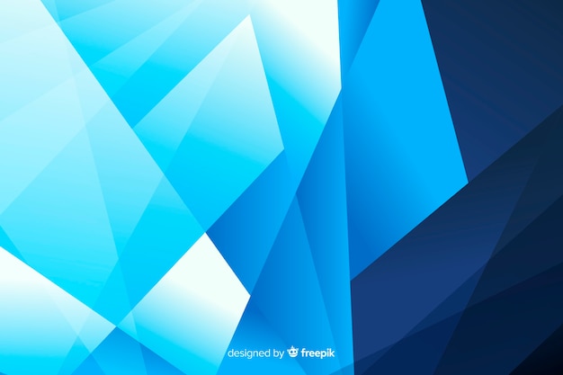 Blue shade shapes abstract background