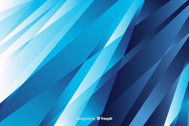 Blue shapes background abstract design