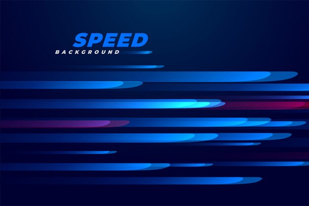 Blue speed motion lines background