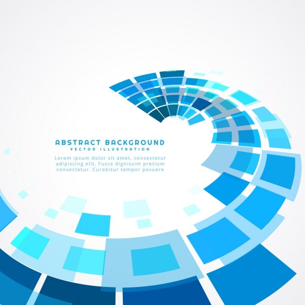 Free Vector blue squares abstract background