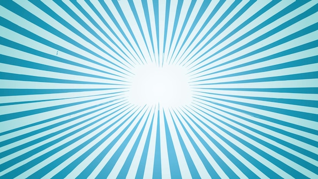 blue sunburst effect pattern