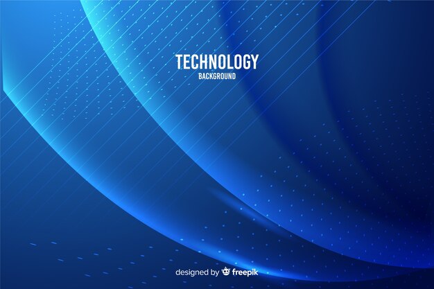 Blue technology background