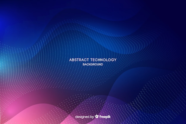 Blue technology background