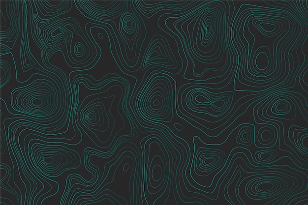 Free vector blue topographic map wallpaper