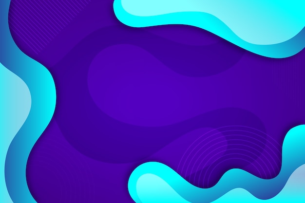 Blue and violet liquid effect background