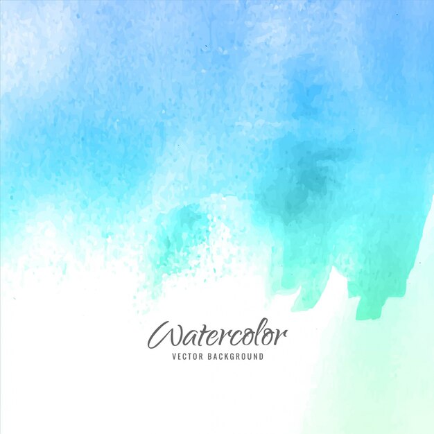 Blue watercolor background design