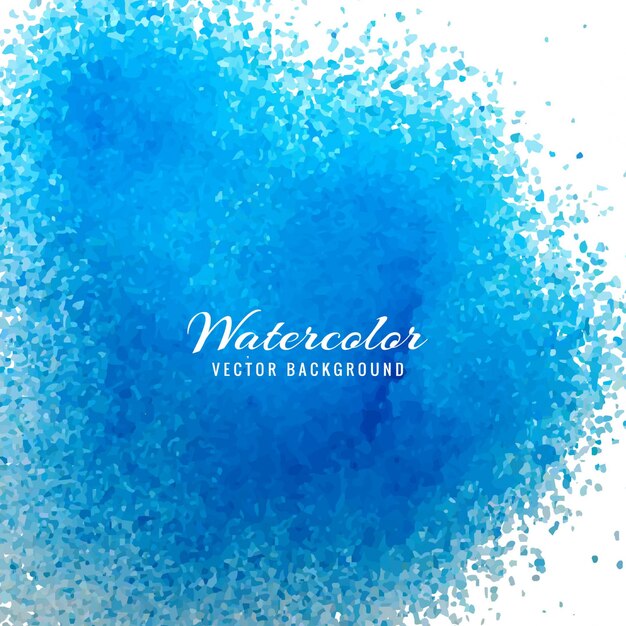 Blue watercolor spots background design