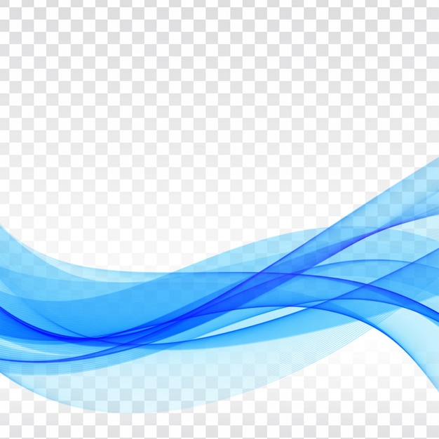  blue wave transparent elegant background